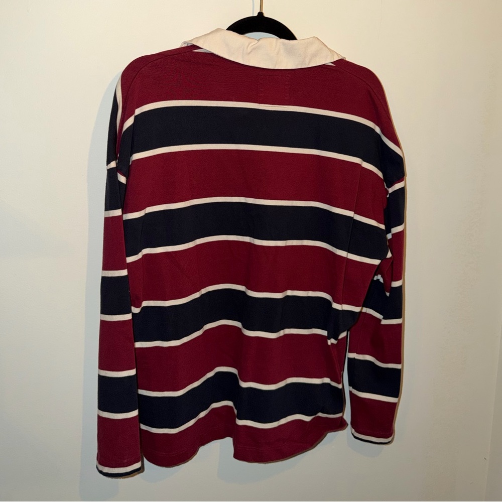Abercrombie and Fitch long sleeve rugby polo shirt - Picture 3 of 3